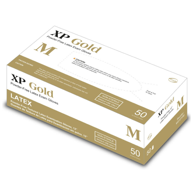 XP Gold Latex Exam Gloves