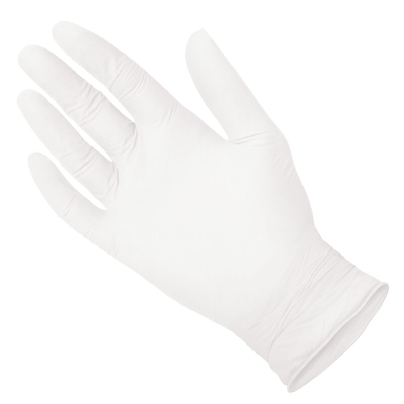 NitriSkin White Nitrile Exam Gloves - Image 4