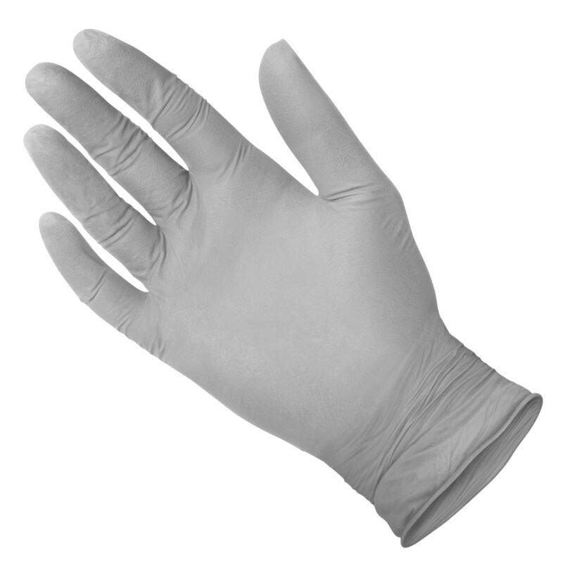 OysterSkin Grey Nitrile Exam Gloves 250 - Image 4