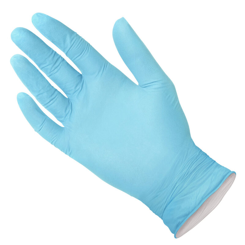 NitriSkin Blue Nitrile Exam Gloves - Image 4
